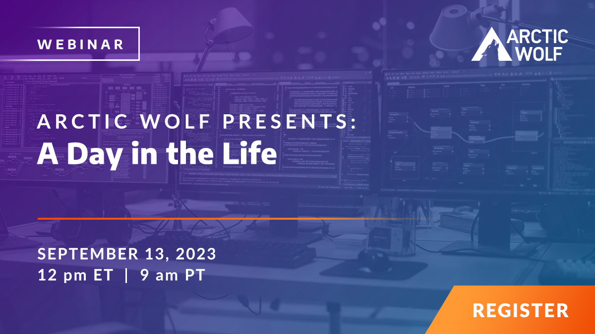 Arctic Wolf Webinar Registration