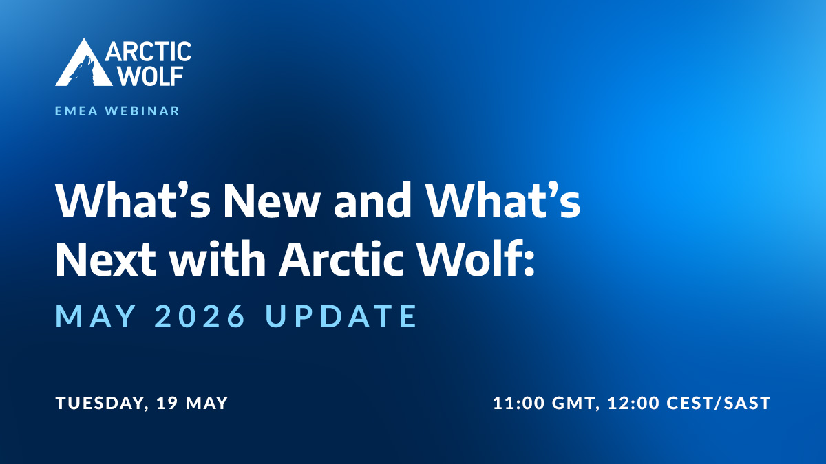 Arctic Wolf Webinar Registration
