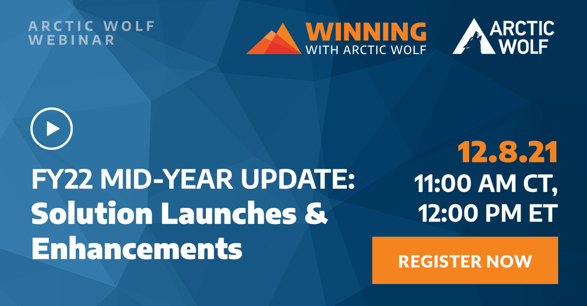 Arctic Wolf Webinar Registration
